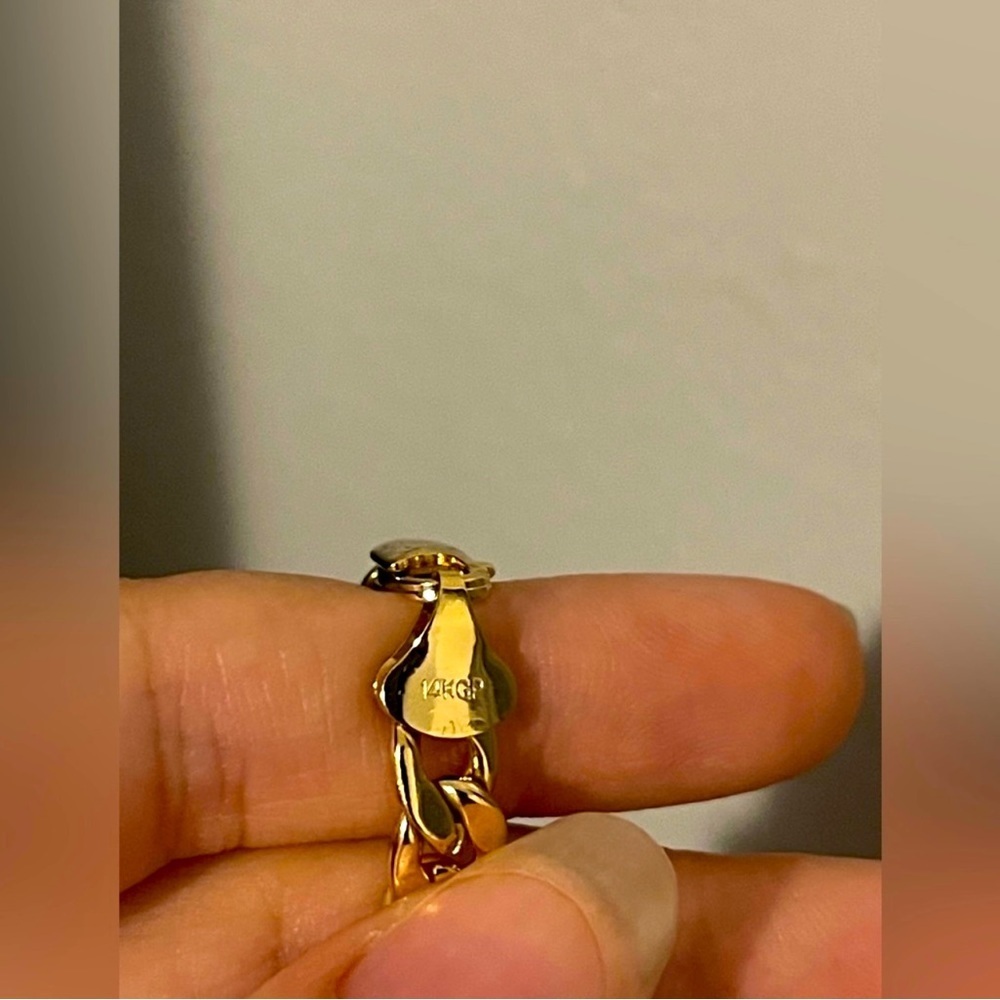 14k gold plated chain and bracelet